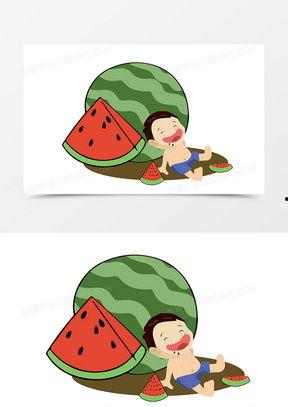 手画吃瓜,夏日消暑必备趣味瞬间